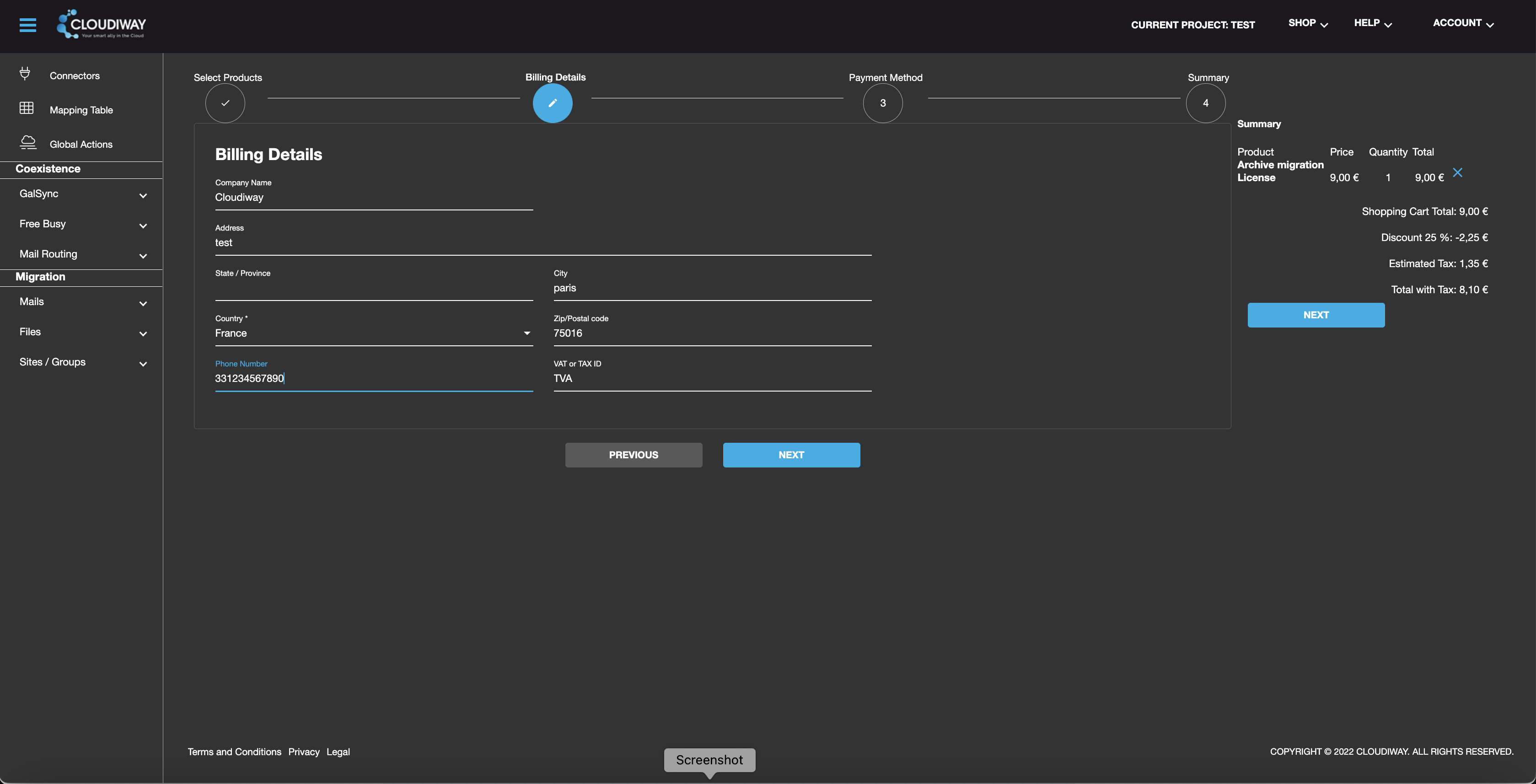 Review Payment Address And Press Next Again From The Bottom Option