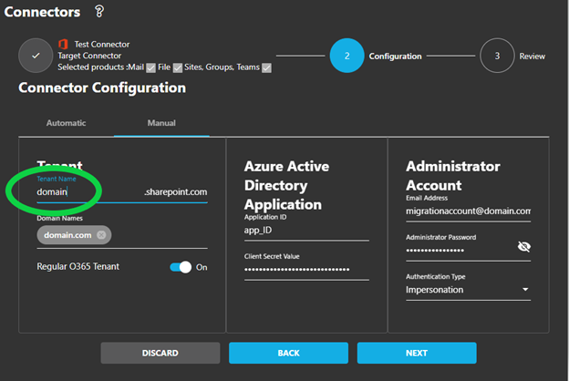 Correctly Configured Connector