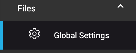 Files Global Settings 1