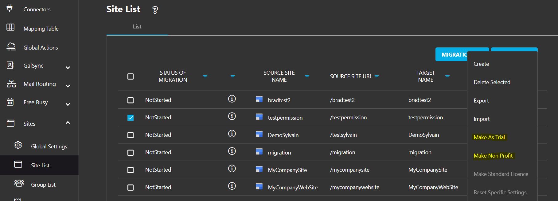 License Trial Nonprofit