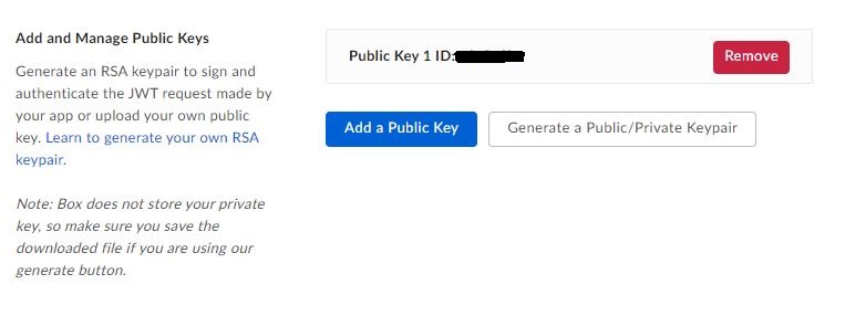 Box Manage Public Keys